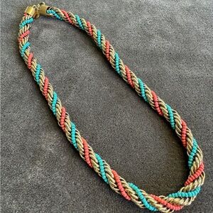 Lanvin Braided Chain Choker Necklace
